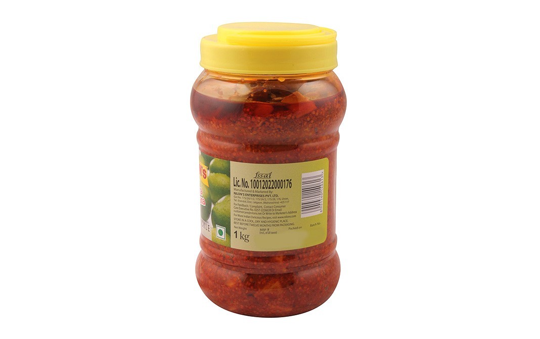 Nilon's Premium Khana Khazana Mango Pickle    Plastic Jar  1 kilogram